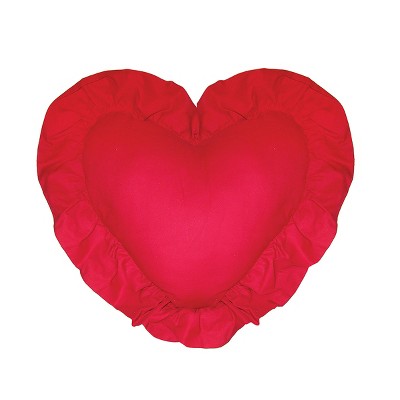 C&F Home 12" x 12" Red Heart Pillow