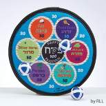 Rite Lite 9" Judaica Passover Seder Plate Ball Toss Game Set - Blue/White