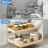 LOVMOR Pull Out Cabinet Organizer 10.5" W x 21" D, Soft Close Slide Out Drawer Storage for Kitchen, Pull-Out Organizer Storage for Base Cabinet - 4 of 4