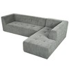 NicBex Couches for Living Room 112.2" L-Shaped Modular Sectional Sofa Bed Modern Minimalist Upholstered Free Combination Sofa - 2 of 3