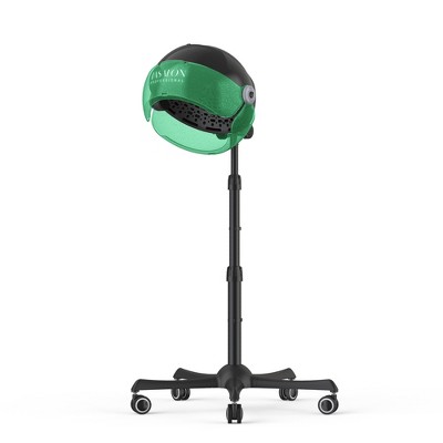 TASALON Ionic Hooded Hair Dryer, 1875W Adjustable Height Standing Bonnet Dryer for Home and Salon - Green