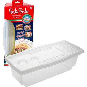 Fasta Pasta Microwave Pasta Cooker - The Original Fasta Pasta - No Mess  Sticking or Waiting For Boil