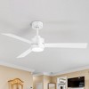 Airsurfer 52" Modern Ceiling Fan with Dimmable LED Light & Reversible Motor, 3 Blades, Remote Control Included - 4 of 4