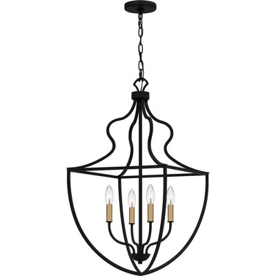 Quoizel Lighting 4 - Light Pendant in  Matte Black