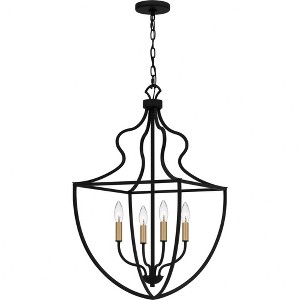 Quoizel Lighting 4 - Light Pendant in  Matte Black - 1 of 1
