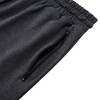 WhizMax Men's Workout Pants Exercise Leggings Zipper Compression Tights - 4 of 4