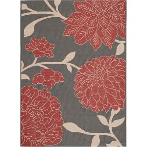 Courtyard CY7321 UV & Stain Resistant Non-Shedding Power Loomed Indoor/Outdoor Rugs - Safavieh - 1 of 4