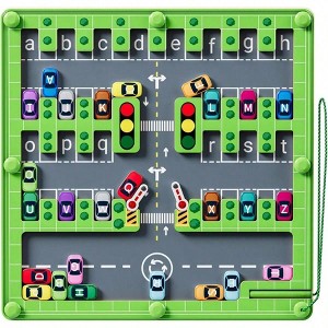 Magnetic Alphabet Maze, Toy, Alphabet Puzzle Sensory Fine Motor Skills, Birthday Gift - 1 of 4