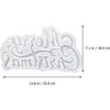 JDICTION 3D Merry Christmas Word Sign Resin Mold - Merry Christmas Letter Silicone Mold for DIY Crystal Epoxy Table & Home Decor - 2 of 4