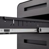 SEVOBAL Utility Storage Cabinet 3 Drawer Mobile File Cabinet with Hanging Bar for Office Use, Black, 21"*18"*24" - 4 of 4