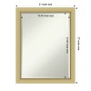 Amanti Art Landon Gold Narrow Petite Bevel Bathroom Wall Mirror 27.5 x 21.5 in. - 4 of 4
