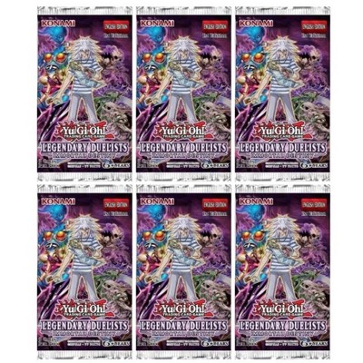 Konami Yu-Gi-Oh! Legendary Duelist Immortal Destiny (1st Edition) Booster Pack Lot - 6 Packs