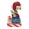 Jim Shore 4.0 Inch Checking It Twice. Peanuts Snoopy Figurines - 3 of 3