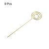 Unique Bargains Reusable Drink Appetizer Stainless Steel Circle Head Cocktail Picks 5.24" 9 Pcs - 3 of 4