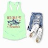 Simply Sage Market Hot Girls Eat Sardines Racerback Tank - 3 of 4