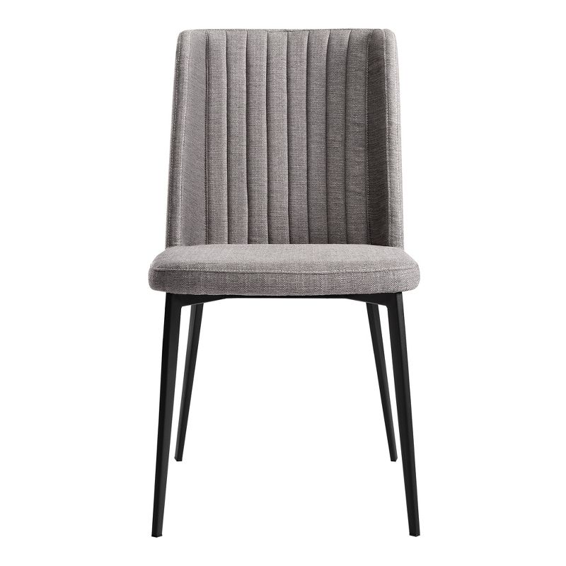 Set of 2 Homer Contemporary Dining Chair Gray - Modern Home, 3 of 11