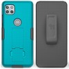 Nakedcellphone Case with Stand and Belt Clip Holster for Motorola Moto One 5G Ace - 2 of 4