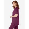Woman Within Plus Size 7-Day Short-Sleeve Baseball Tunic - 4 of 4