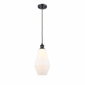 Cindyrella - 1 Light Cord Hung Mini Pendant In Industrial Style-14.5 Inches Tall and 7 Inches Wide - 1 of 1