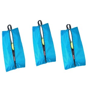 Travel Shoe Bag, 3 Pack Portable Nylon Shoe Bag with Zipper Waterproof Shoe Storage Organizer for Travel Outdoor - 1 of 4