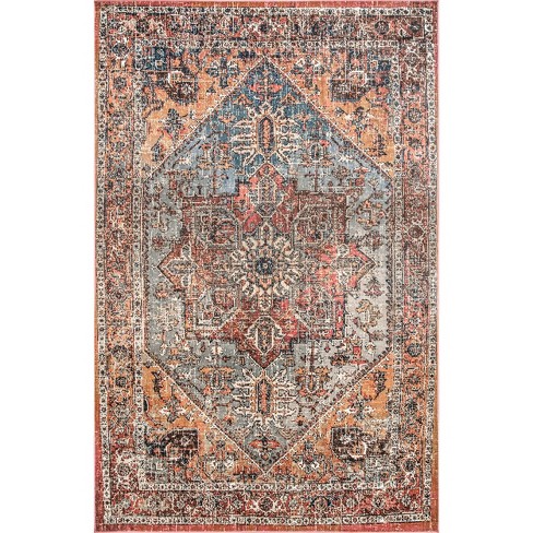 Nuloom Traditional Amber Medallion Area Rug : Target