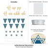 Big Dot of Happiness Happy Hanukkah - Chanukah Letter Banner Decoration - 36 Banner Cutouts & No-Mess Real Gold Glitter Happy Hanukkah Banner Letters - 3 of 4