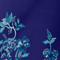 navy batik border
