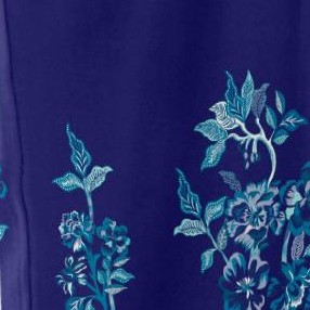 navy batik border