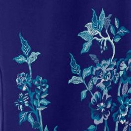 navy batik border