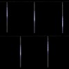 Northlight Dripping Icicle Christmas Tube Lights  - White - 20.5' Clear Wire - 10ct - 2 of 4