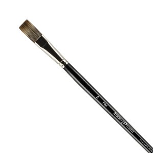 Creative Mark Hamburg Premiere Professional Oil Painting Brushes - Flat Oil Paint Brush - Handmade in Germany, Natural & Synthetic Hair Blend, Long - 1 of 4