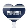Monmouth University Official Stripes Heart Love Cupcake Picks Toppers Decoration Set of 6 - 2 of 4