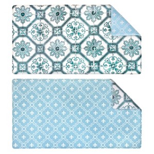 OPUX Anti Fatigue Kitchen Floor Mat, Reversible Waterproof Non Slip Comfort Pad Office Home - 1 of 4