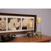 Pacific Accents Square Clear Norfolk Glass Vase With 3''x4''  Melted Wax Flameless Candle - 3 of 3