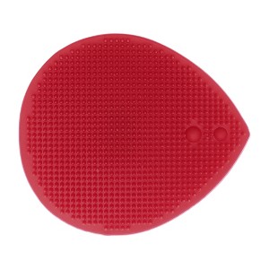 Unique Bargains Silicone Facial Cleansing Brush with Suction Cup 3.23"x2.76"x1.5" 1 Pc - 1 of 4