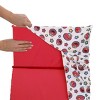NoJo Sesame Street Elmo, Red, Blue, Yellow, Green and White with Stars Super Soft Preschool Nap Pad Sheet - 2 of 4
