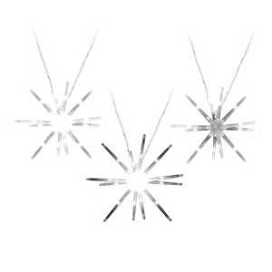 Gemmy 12 in Lightshow® StarBurst LED White Star - Silver - 1 of 3