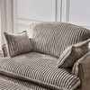Convertible Compressed Sofa Chair with Ottoman, Modern Corduroy Fabric Armchair for Small Spaces, Living Room, Dorm, or Apartment - 4 of 4