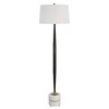 Uttermost Miraz Floor Lamp – 65.75"H Cast Iron Base with White Marble Foot & Brushed Brass Accents - 4 of 4