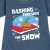 - SpongeBob SquarePants - Dashing Through The Snow Graphic Short Sleeve Fleece Dress - 2 of 4