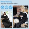 Catalonia Plush Fleece Wearable Blanket with Sleeves Arms, Super Soft Snuggly Body Blanket for Womens Mens, Portable TV Blankets, Gift for Her - 2 of 4