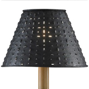 Park Designs Metal Dot Dash Shade - 12" - Black - 1 of 4