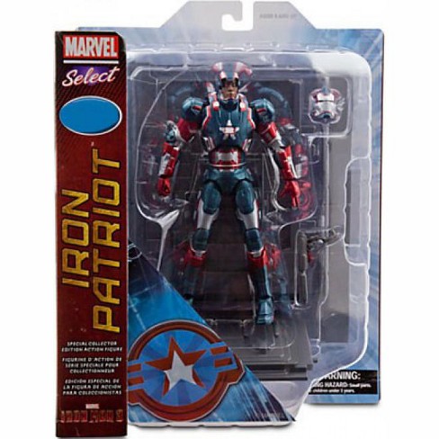 Disney Iron Man 3 Marvel Select Iron Patriot Action Figure