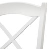 Buylateral Set of 2 Tiffany Farmhouse Cross Back Dining Chairs - 3 of 4