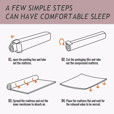 Queen 10 Inch Gel Memory Foam Mattress with Stretch Knit Cover