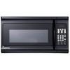 Impecca 1.6 Cu. Ft., 30-Inch, Over the Range Microwave, 2 Speed 300 CFM Ventilation Fan - Black - 2 of 4