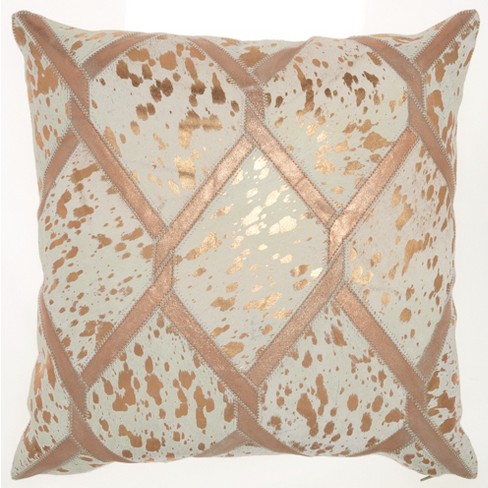 Throw pillows 2025 rose gold