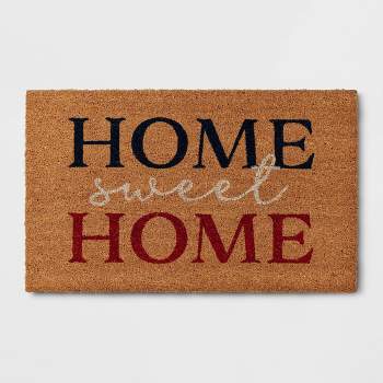 1'6"x2'6" Home Sweet Home Coir Doormat Natural - Threshold™