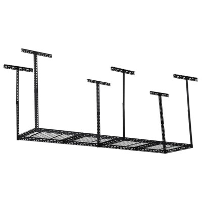 Overhead Garage Storage Rack – Heavy Duty Metal Ceiling Shelving, Adjustable Organization System for Garage – 330lb Capacity, Easy Install