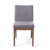 17.5'' Upholstered Dining Chairs Set of 2 with Wood Legs,Contemporary Fabric Accent Chairs for Dining Room-Baofuwish - 3 of 4